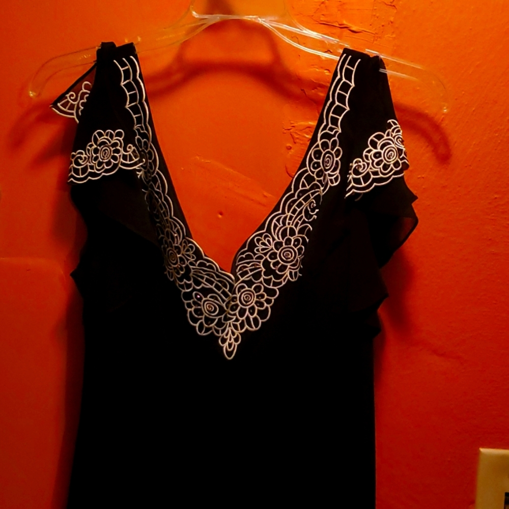 Size 16 black Cocktail dress with sparkles!